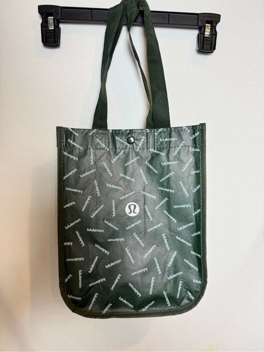 Lululemon Green Reusable Mini Tote Bag